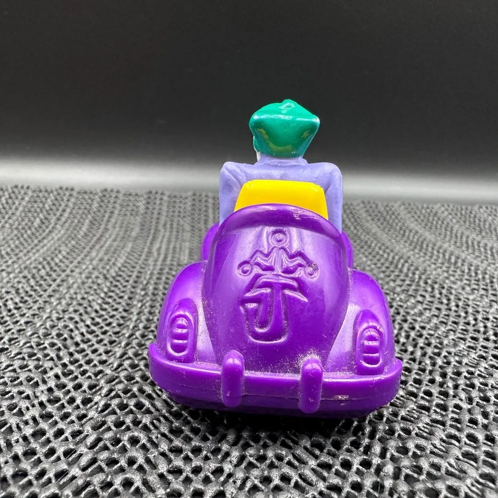 Vintage 1993 DC Comics Joker Jokermobile Toy Car Batman Animated Series Purple